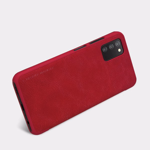 Nillkin Qin odinis dėklas Samsung Galaxy A03s raudonas