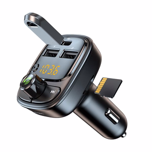 Blavec FM siųstuvas Flash TR-06 MP3, Bluetooth - 2xUSB + Type C - PD 30W (TFMFTR06-B) juodas