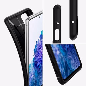 Spigen Rugged Armor dėklas telefonui Samsung Galaxy S20 FE - matinė juoda