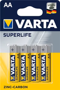 Varta SUPERLIFE Vienkartinė baterija AA Cinko anglis