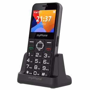 myPhone Halo 3 – mygtukinis telefonas, juodas, 2.31 colių IPS, 32 MB, Single SIM, 0.3 MP kamera, 1000 mAh