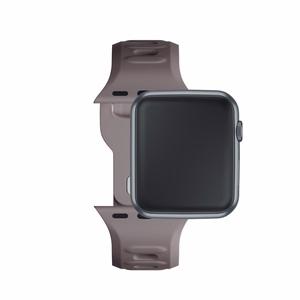 Силиконовый ремешок 3mk для Apple Watch, 42/44/45/46/49 mm, Taupe, большой размер