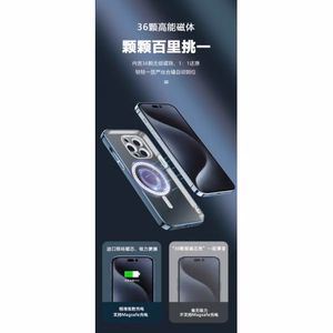 Telefono dėklas X-Level Dazzling Color Magsafe, skirtas Apple iPhone 16, grafito