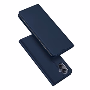Dux Ducis Skin Pro dėklas Realme 10 Pro+ lankstus dangtelis kortų piniginė stovas - mėlynas
