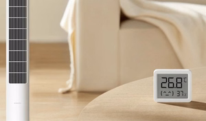 Xiaomi Smart Temperature and Humidity Monitor 3 Mini QBH4312GL – kompaktiškas temperatūros ir drėgmės matuoklis, baltas