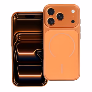 Case for iPhone 13 Pro Max Make 17 compatible with MagSafe orange