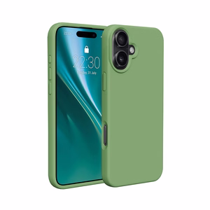 Etteri silikoninis dėklas telefonui iPhone 16 6,1 (m) - šviesiai žalias (m)