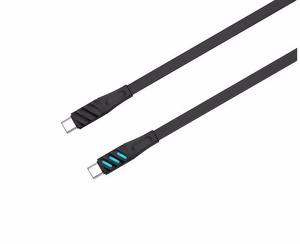 Havit CB6254 - USB Type C į USB Type C įkrovimo laidas, 1 m (juodas)
