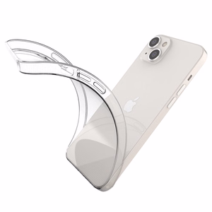 Gelinis dėklas telefonui Ultra Clear 0.5mm iPhone 14 Max, permatomas