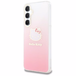 Hello Kitty IML Gradient Electrop Kitty Head case for Samsung Galaxy A55 - pink