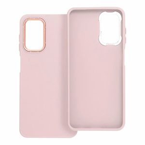 Чехол для Samsung A13 5G / A04S Frame пудрово-розовый