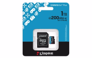 Kingston Technology Canvas Go! Plus 1 TB MicroSD UHS-I Klasės 10