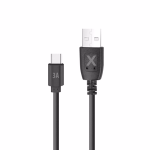 Maxlife kabelis USB - USB-C 1,5 m 3A juodas