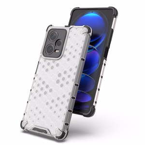 Honeycomb чехол для Xiaomi Redmi Note 12 Pro+ броневая гибридная крышка чёрный