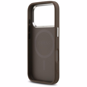 Dėklas Guess 4G MagSafe Apple iPhone 17 Pro Max rudas