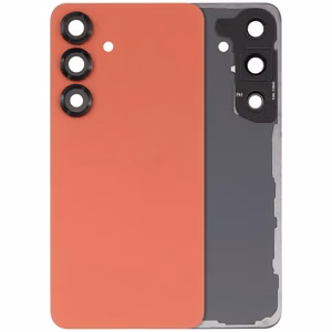 Back Cover Compatible With Samsung S931 S25 / Coral Red / (with camera lens) OEM