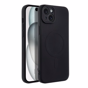 Case Silicone Mag Cover (MagSafe) for iPhone 15 Plus black