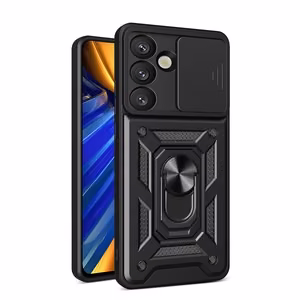 Hibridinis šarvuotas Camshield su stovu ir kameros dangteliu Nothing Phone (3a) 5G - juodas