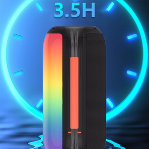 Dudao Y21 belaidis garsiakalbis su RGB apšvietimu Bluetooth 5.3 - juodas