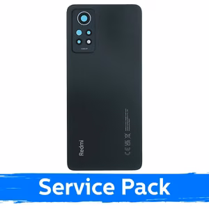 Galinis dangtelis, suderinamas su Xiaomi Redmi Note 12 Pro 4G / Graphite Gray / (Service Pack)