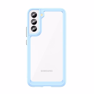 Outer Space Case чехол для Samsung Galaxy S22 + (S22 Plus) жёсткая крышка с гелевой рамкой синий