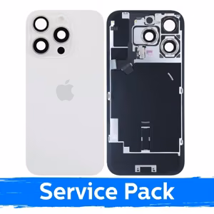 Задний чехол, совместимый с Apple iPhone 16 Pro / Белый титан / (Service Pack)