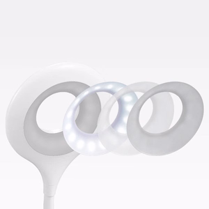 Mini Wozinsky belaidė LED skaitymo lempa su segtuku + USB-C laidas - Balta
