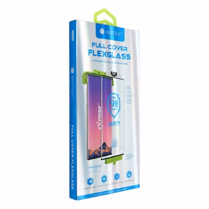 LCD apsauginis stikliukas Bestsuit Flexible Hybrid Glass 5D (Hot Bending) Samsung S916 S23 Plus pritaikytas dėklui juodas