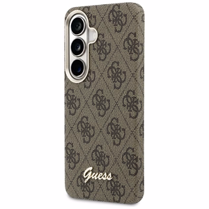 Guess case 4G Script MagSafe for Samsung Galaxy S26 brown