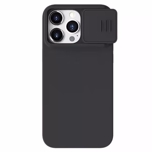 Nillkin CamShield Silky Silicone Case for iPhone 15 Plus (black)