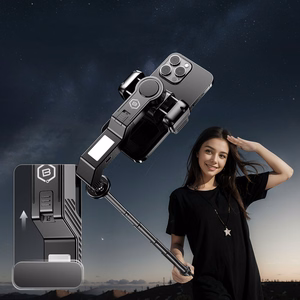 Blavec Селфи-палка Aluminium Fusion P-10 Gimbal штатив + пульт дистанционного управления 1 метр (SSFP10G-TRB10) чёрная