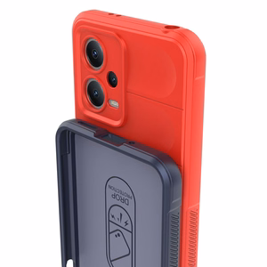 Magic Shield dėklas telefonui Xiaomi Redmi Note 12 5G / Poco X5 5G lankstus šarvuotas dėklas juoda