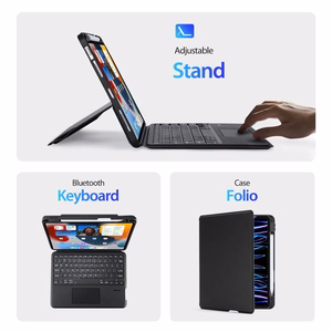 Dėklas su klaviatūra Dux Ducis DK Apple iPad Pro 11 2018/2020/2021/2022 juodas