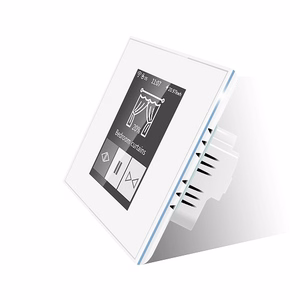 TUYA HS082864 3 kanalų Wi-Fi išmanusis LCD scenarijų sieninis jungiklis