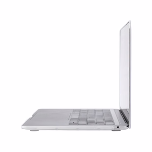 Tucano Nido kieto korpuso dėklas, skirtas MacBook Air 15" (M4, 2025 / M3, 2024 / M2, 2023), skaidrus
