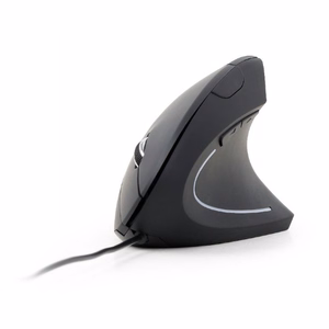 GEMBIRD MUS-ERGO-01 ergonominė optinė USB Type-A pelė, juoda