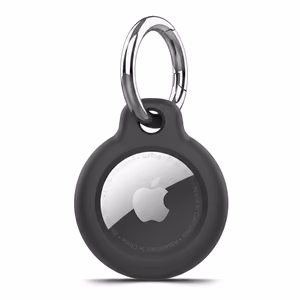 Tech-Protect Rough Case for Apple AirTag with Ring - Black