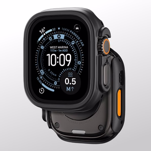 AmazingThing Minimal apsauginis dėklas Apple Watch UItra 3 49mm - Juodas
