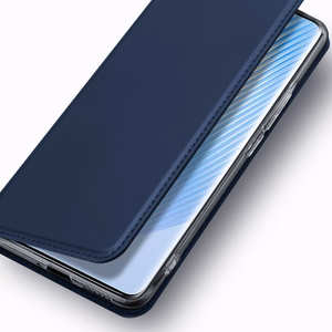 Dux Ducis Skin Pro dėklas Honor Magic5 Flip kortelių piniginė stovas juoda