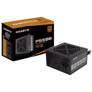 Gigabyte P550B maitinimo šaltinis 550 W 20+4 kontaktų ATX ATX juodas