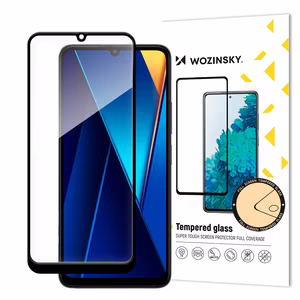 Wozinsky Full Glue закалённое стекло с чёрной рамкой для Xiaomi POCO C65/Redmi 13C