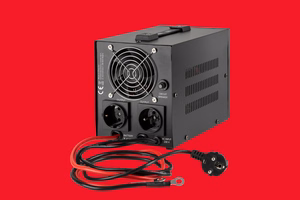 Rebel POWER-500 emergency power supply, pure sine wave inverter with charging, 12 V / 230 V, 500 VA / 300 W
