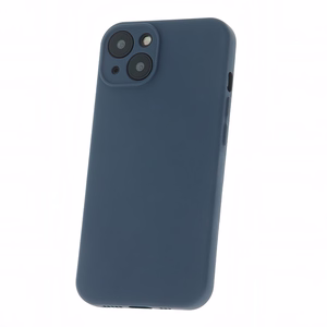 Silikoninis dėklas telefonui Motorola Moto G75 tamsiai mėlynas