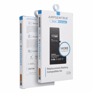 AmpSentrix Basic baterija iPhone XS Max (didelė talpa 3700 mAh)