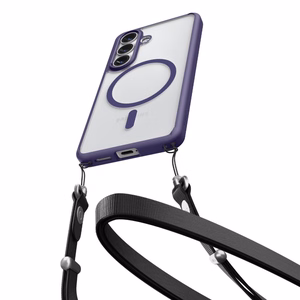 Spigen Ultra Hybrid Mag MagSafe dėklas skirtas Samsung Galaxy S26 - skaidrus violetinis