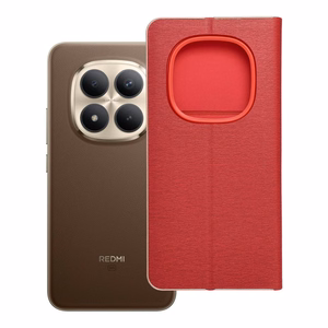 LUNA Book Gold, skirtas XIAOMI Redmi Note 15 PRO PLUS 5G raudonos spalvos