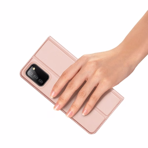 Dux Ducis Skin Pro чехол-книжка для Samsung Galaxy A03s розовый