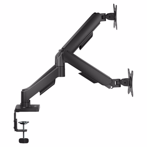 Savio UM-04 Dvigubas spyruoklinis monitorių stalo laikiklis 17″–32″