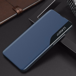 Eco Leather View Case чехол для Xiaomi 13 Lite с откидной подставкой чёрный
