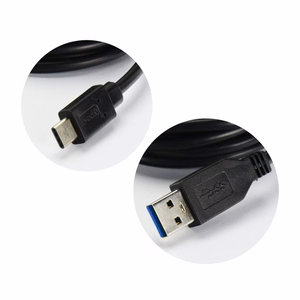 Кабель USB A to Type C 3.0 2A HD2 2 m чёрный